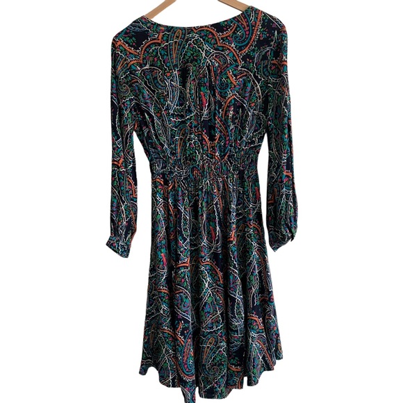Anthropologie Maeve Maplewood Neon Paisley Dress - Picture 12 of 12
